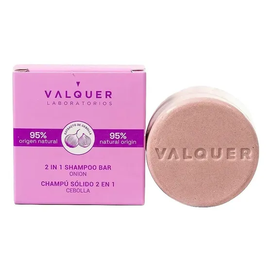 Valquer Champu Solido 2 En 1 Cebolla 86 Gr