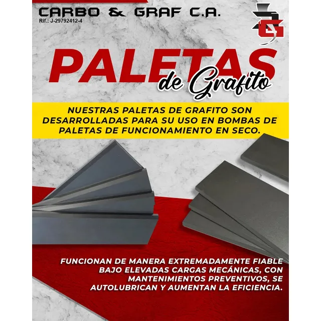 Paletas De Grafito Para Bombas De Vacío 