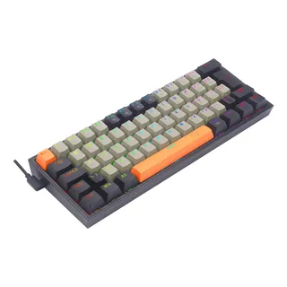 Teclado Gamer Redragon Fizz Rgb MecĂąnico Switch Marrom Abnt2 Teclado Gamer Redragon Fizz Rgb MecĂąnico Switch Marrom Abnt2