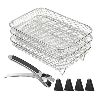 Aa Bandeja De Cesta Para Fritadeira De Ar Com Prateleira Aa Bandeja De Cesta Para Fritadeira De Ar Com Prateleira