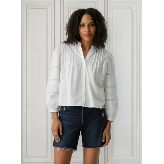 Blusa Mujer Mandy Ls Blouse Blanco Levis 001hn-0000