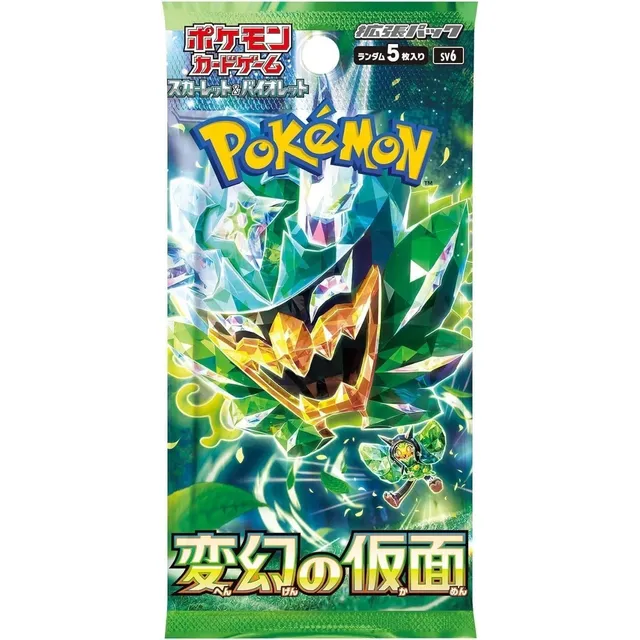 Pokemon Twilight Masquerade Booster Pack Japones Sv6 Mask Of