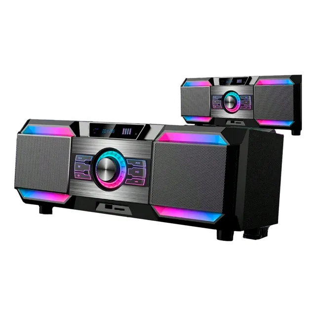 Minicomponente Dm-h3001 Multimedia Speaker, Sonido 3d, Rgba