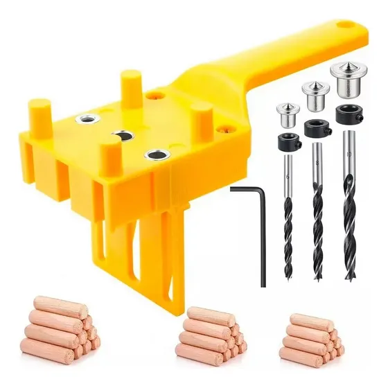 Guia Para Tarugos De Madera 6,8,10 Mm Plantilla Carpinteria