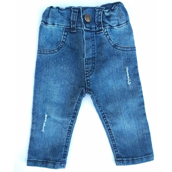 Pantalòn Jeans Beba Infantil Azul Talles 1 Al 3