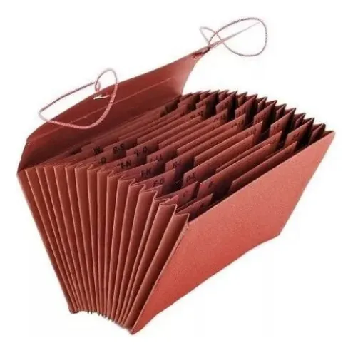Archivador Sinfonía Alfanumérico Mayka Acordeon Fibra
