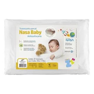 Travesseiro BebĂȘ Nasa Baby Fibrasca ViscoelĂĄstico Antissufocante AntialĂ©rgico Capa Percal Toque Macio Original Travesseiro BebĂȘ Nasa Baby Fibrasca ViscoelĂĄstico Antissufocante AntialĂ©rgico Capa Percal Toque Macio Original
