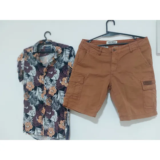 Bermuda Y Camisa Para Varón Talle S