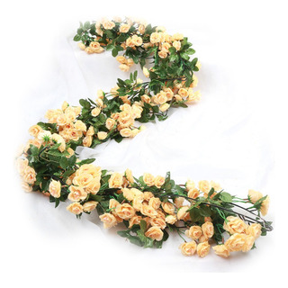 Flor Artificial De Seda De 180 Cm, Rosa Simulada De Vid, Bod Flor Artificial De Seda De 180 Cm, Rosa Simulada De Vid, Bod