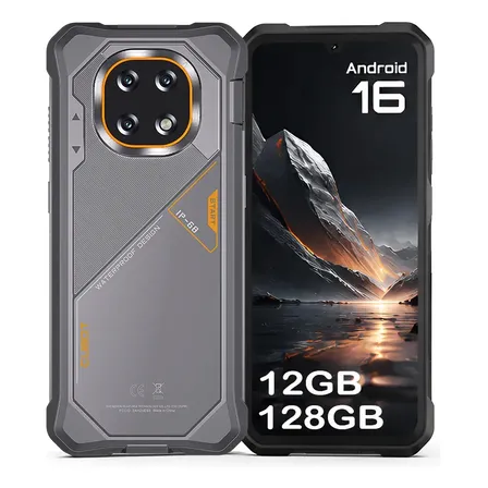 Celular Cubot Kingkong Es 5 Robusto Dual Sim 128 Gb Gris 6 Gb Ram (ampliable Hasta 12 Gb) 7000mah Android 16