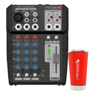 Mesa De Som Ganhos E Mic Stm0803 Stetsom 3 Canais 4 Eq Band Mesa De Som Ganhos E Mic Stm0803 Stetsom 3 Canais 4 Eq Band