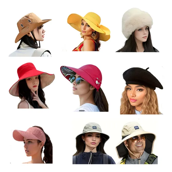 Gorro Sombrero Visera Boina Cachucha Pava Ruso Playa Safari