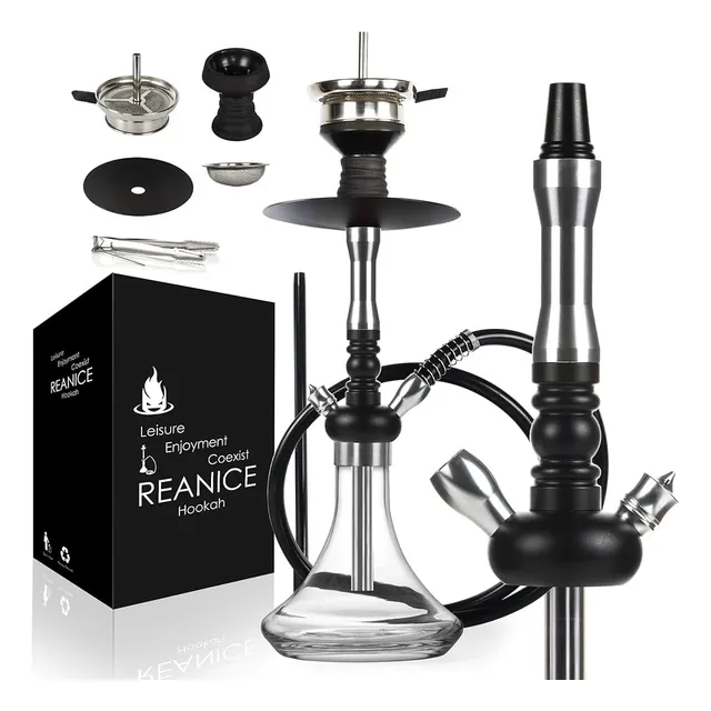 Hookah Pipa De Agua Shisha Reanice + Kit Con Accesorios