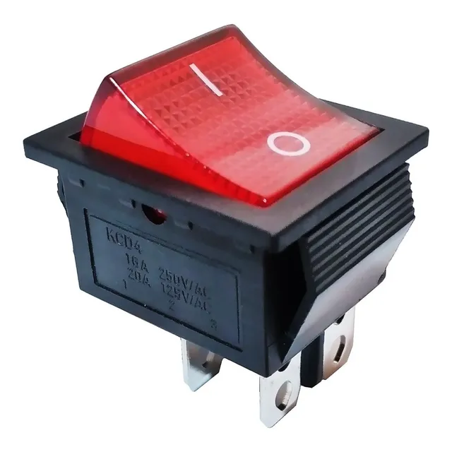 Interruptor Switch 2 Posiciones On Off 4 Pines Kcd4 31x25mm