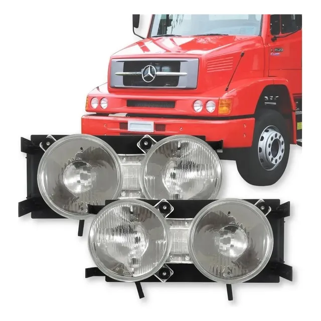 Faros Delanteros Mercedes 1634 Chapulin Om 447 (ambos Lados)