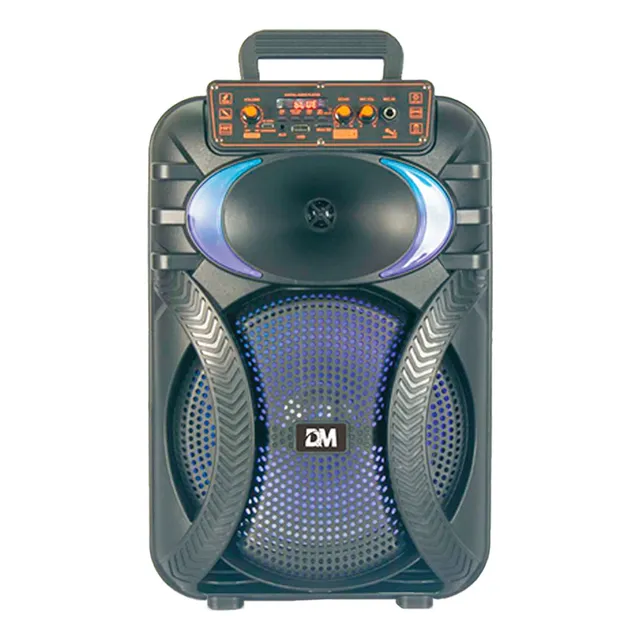 Bocina Dm-1012 De   10 Pulgadas  Bluetooth, Usb, Luz Led