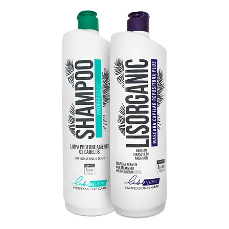 Lisorganic Escova Progressiva Kit 2 1 L Alisamento