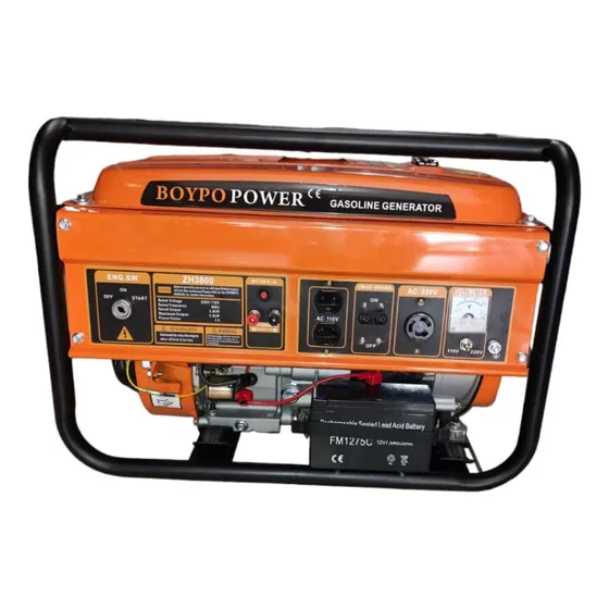 Generador De Luz Boypo Power 3000w Con Marcha 7hp 110/220v