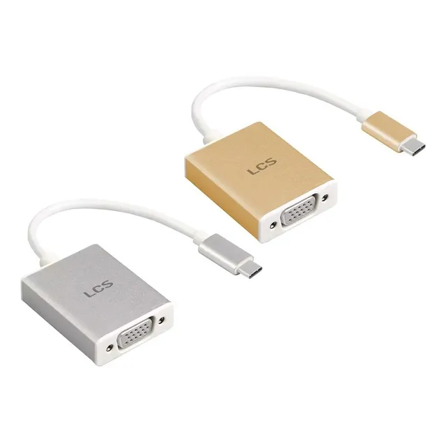 Cable Adaptador Conversor Usb-c A Vga Lcs Premium Full Hd