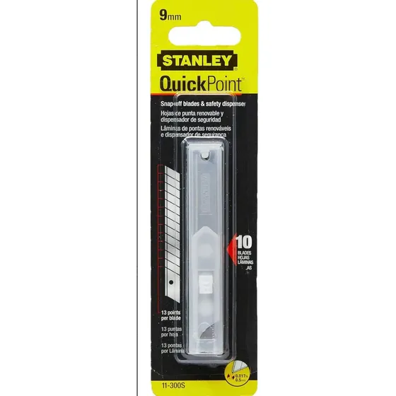 Repuesto Para Navaja 9mm Stanley 11-300s (10 Pzas)