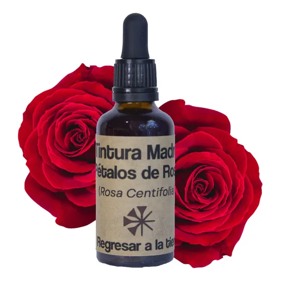 Tintura Madre De Pétalos De Rosas 50ml - Tónico Floral