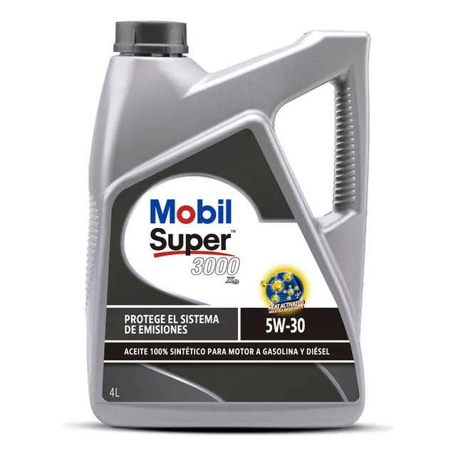 Aceite Super 3000 Xe 5W-30 4 L Sintético Mobil