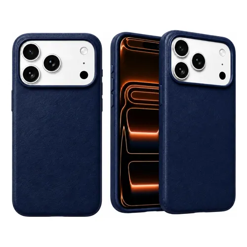 Capa de tecido TechWoven com MagSafe para iPhone 17 Pro Max – Azul