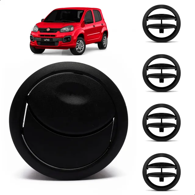 Kit 4 Difusor Saida Ar Fiat Novo Uno Vivace Way Attractive