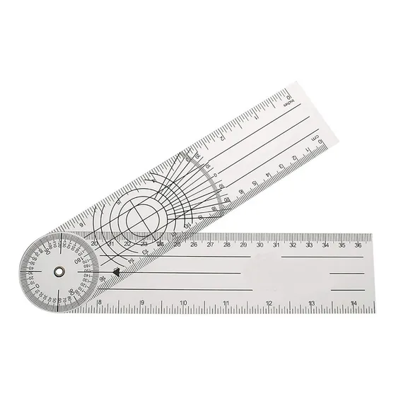 Herramienta Para Medir Ángulo Goniometro Universal 37cm 360°