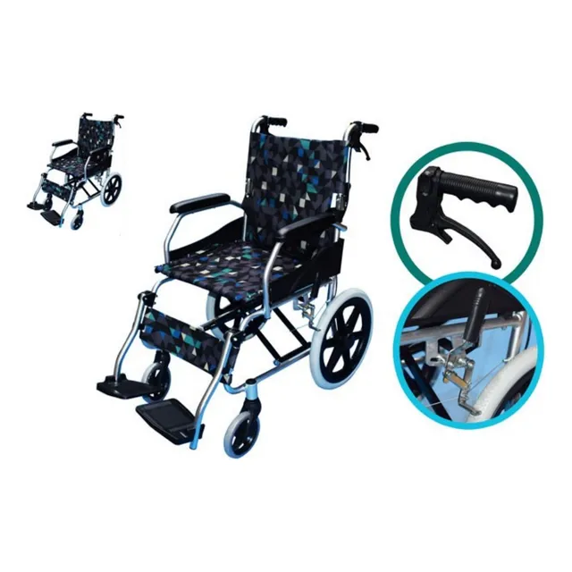 Silla De Ruedas Liviano Aluminio Profesional Gran Promocion