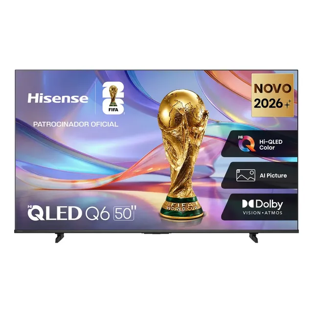 Hisense Smart Tv 4k  50 Polegadas 50q6qv Qled