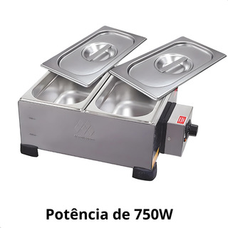 Marchesoni Derretedeira De Chocolate 5 Kg - 2 Cubas De 2,5kg Marchesoni Derretedeira De Chocolate 5 Kg - 2 Cubas De 2,5kg