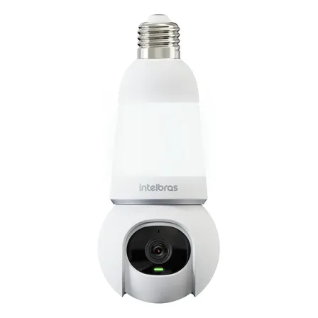 Câmera Lâmpada Intelbras Im6 Full Color 3mp 360 Wifi Interna Cor Branco