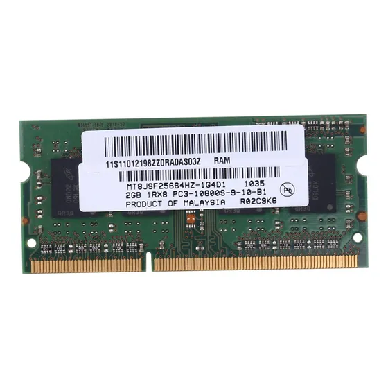 Memória De Laptop Ddr3 De 2 Gb Ram 1rx8 Pc3-10600s 1333 Mhz