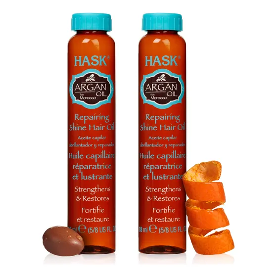 Hask Argan - Viales Reparadores De Aceite Para El Cabello P.