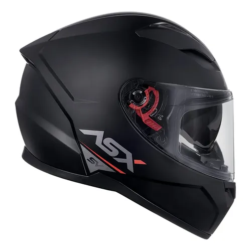Capacete para moto integral ASX City Arrow grafite brilhante