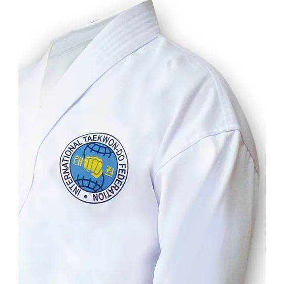 Traje Uniforme Dobok Taekwondo Granmarc Homologado Itf Ofic Blanco Talle 4