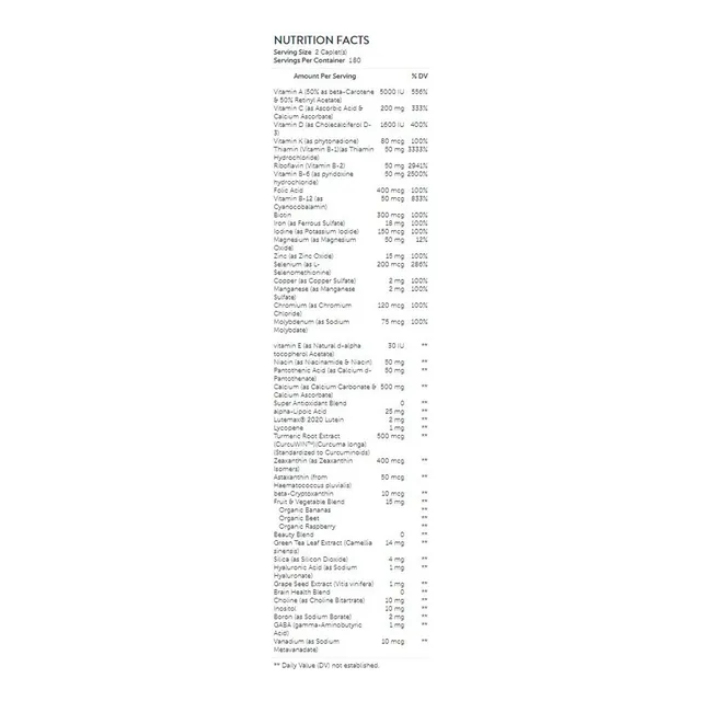 Multivitamínico femenino activo Ultra para mujer (90 cápsulas) Gnc