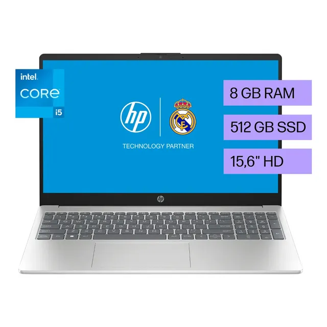 Portátil HP 15-fd0048la Intel Core i5 8GB RAM, 512GB SSD HD Windows 11 Home Single Language 15.6"