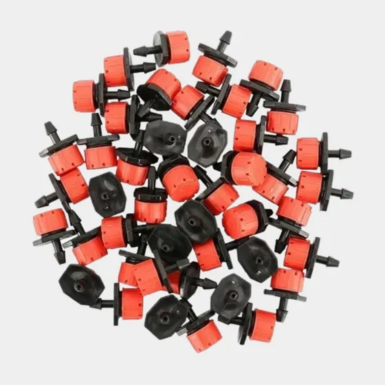 Kit 100 Bicos Gotejador P/ Mangueira Aspersor Para Irrigação