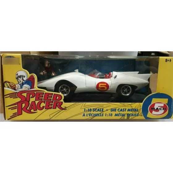 Miniatura Speed Race Joyride Mach 5 + Chim Chim 1/18