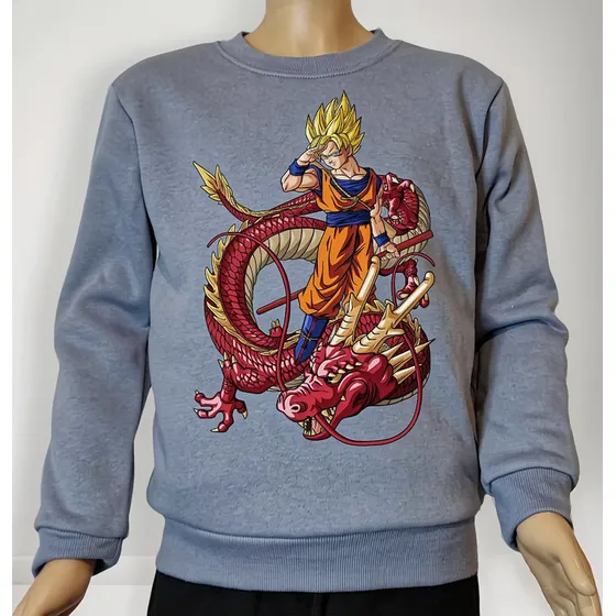 Buzo Algodón Dragón Ball Z Goku Varios  Diseños Y Colores 