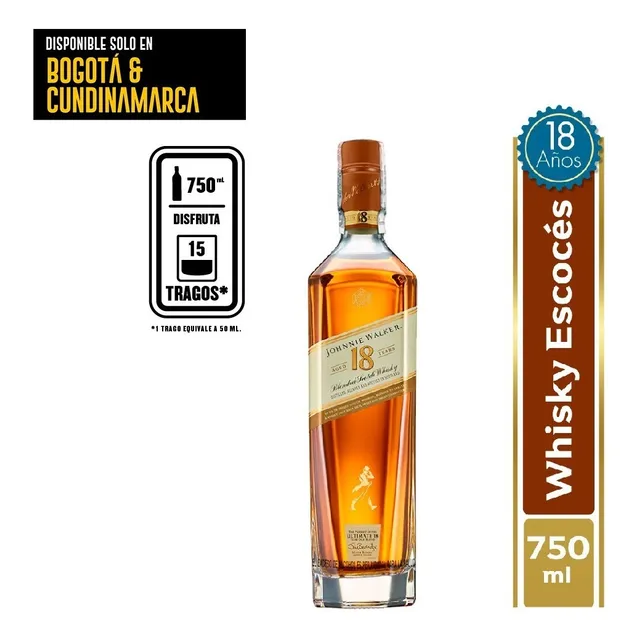 Whisky Johnnie Walker 18 750ml