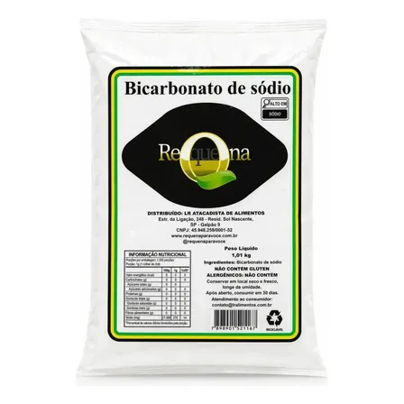 Bicarbonato De Sódio 1kg Puro Requena