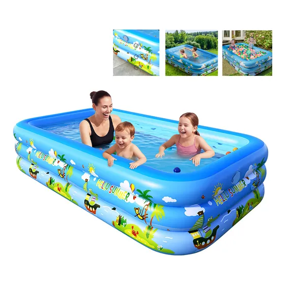 Alberca Inflable Grandes Piscinas Rectangular 210*140*60cm