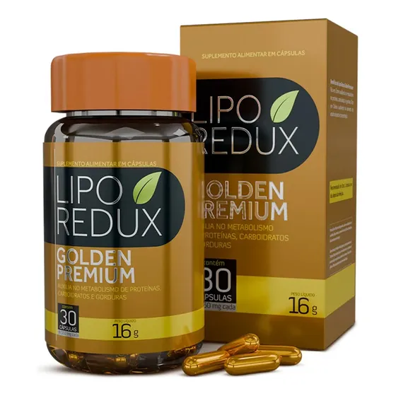 Lipo Redux Golden Premium Sem Sabor