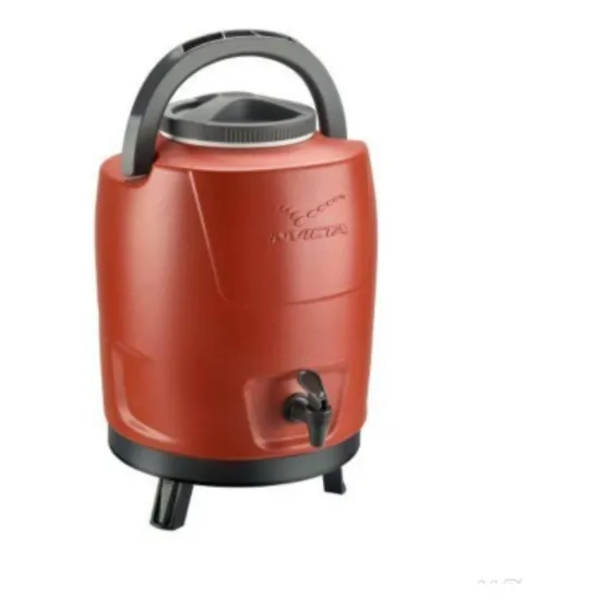 Botijão Garrafa Galão Térmica 9l Tripé Alça 10148709 Invicta Cor Vermelho