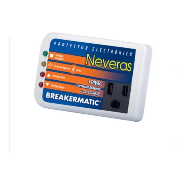 Protector De Voltaje Breakermatic Para Neveras a 110vac
