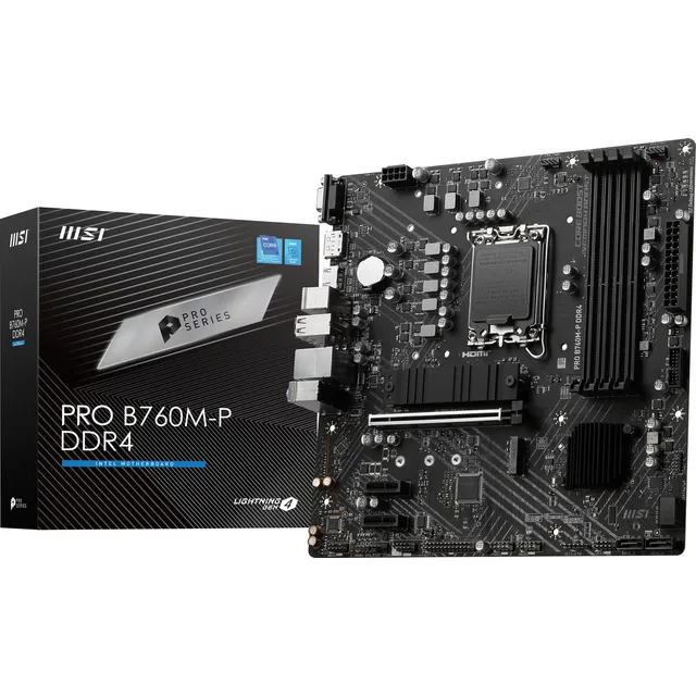 Tarjeta Madre Msi Micro-atx Pro B760m-p S-1700 I B760 128gb
