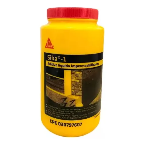 Sika 1 Aditivo Líquido Impermeabilizante 1 Kilo